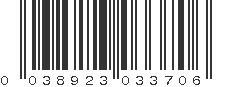 UPC 038923033706