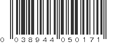 UPC 038944050171