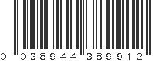 UPC 038944389912