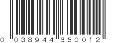 UPC 038944650012