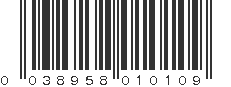 UPC 038958010109