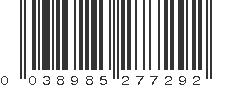 UPC 038985277292