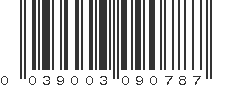 UPC 039003090787