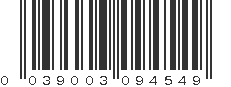 UPC 039003094549