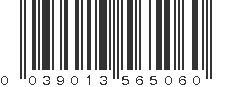 UPC 039013565060