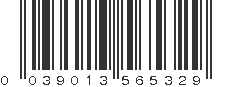 UPC 039013565329