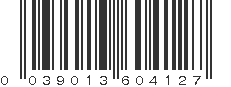 UPC 039013604127