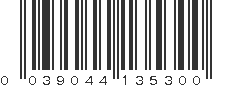 UPC 039044135300