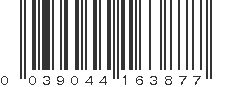 UPC 039044163877