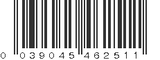 UPC 039045462511