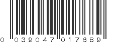 UPC 039047017689