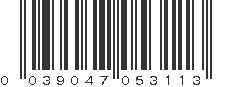 UPC 039047053113