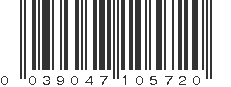 UPC 039047105720