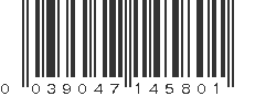 UPC 039047145801