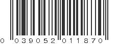 UPC 039052011870