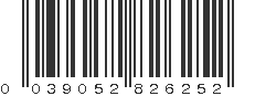 UPC 039052826252