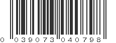 UPC 039073040798