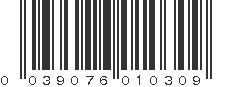 UPC 039076010309