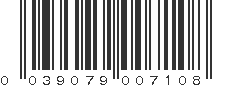 UPC 039079007108