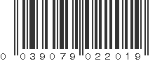 UPC 039079022019