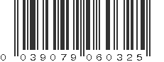 UPC 039079060325