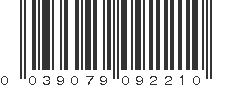 UPC 039079092210