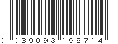 UPC 039093198714