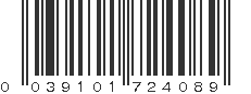 UPC 039101724089