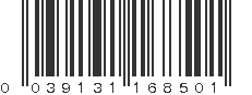 UPC 039131168501