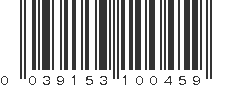 UPC 039153100459