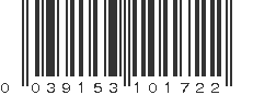 UPC 039153101722