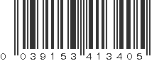 UPC 039153413405