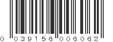 UPC 039156006062