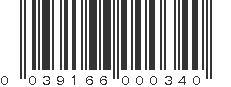 UPC 039166000340