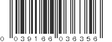 UPC 039166036356