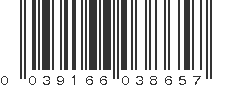 UPC 039166038657