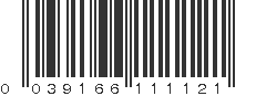 UPC 039166111121