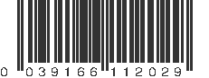 UPC 039166112029