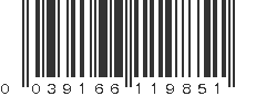 UPC 039166119851