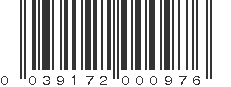 UPC 039172000976