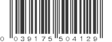 UPC 039175504129