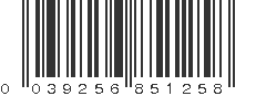 UPC 039256851258