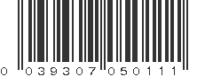 UPC 039307050111