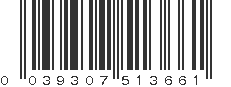 UPC 039307513661