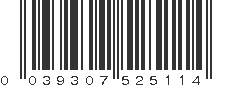 UPC 039307525114