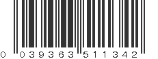 UPC 039363511342