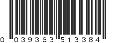 UPC 039363513384