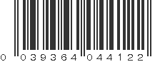 UPC 039364044122