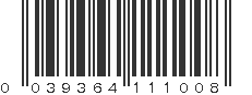 UPC 039364111008