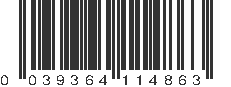 UPC 039364114863